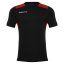 Dres Macron Sirius SS - Barva: Černá/červená, Velikost: 3XS