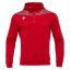 Sportovní mikina s kapucí Macron Ishtar 1/4 Zip - Barva: Černá/bílá, Velikost: 3XL