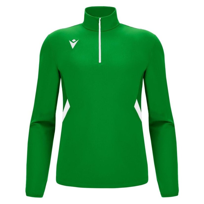 Mikina Macron Piave 1/4 ZIP - Barva: Světle modrá, Velikost: M