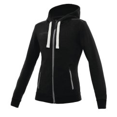GRIME FULL ZIP HOODY WOMAN BLK