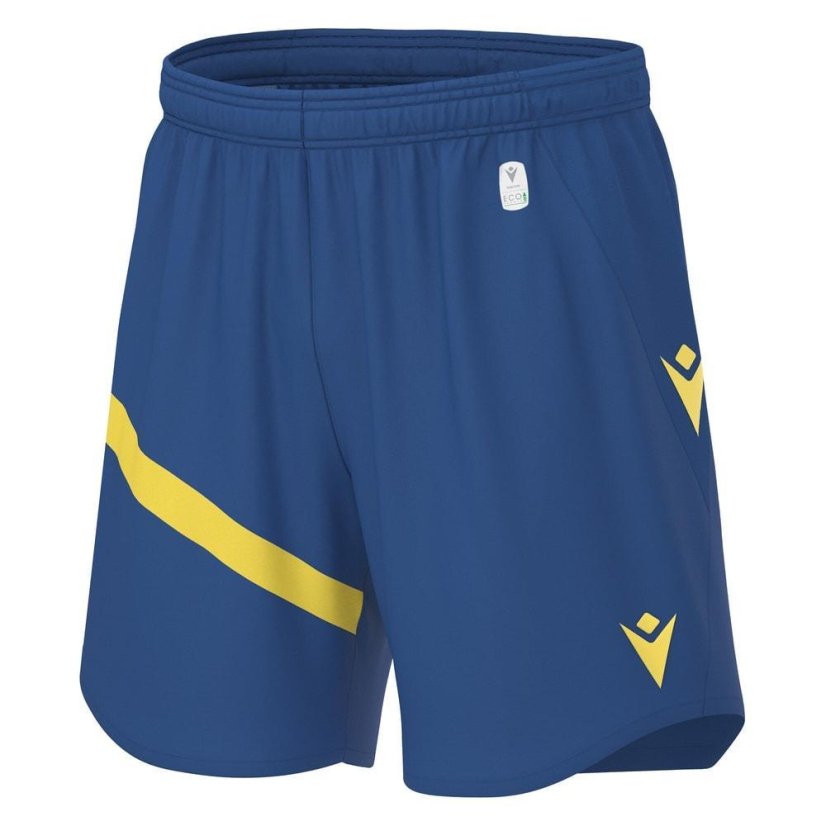 Dětské šortky Macron Shen Eco - Barva: Černá/žlutá, Velikost: XS