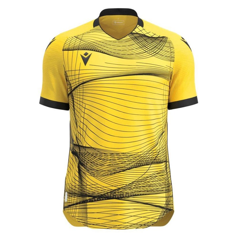 Dres Macron Wyvern Eco - Barva: Vínová/světle modrá, Velikost: M