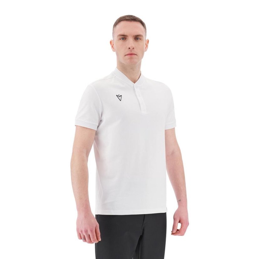 Triko Macron Ath Icon Nisiros Polo Korean Slim - Barva: Černá, Velikost: S