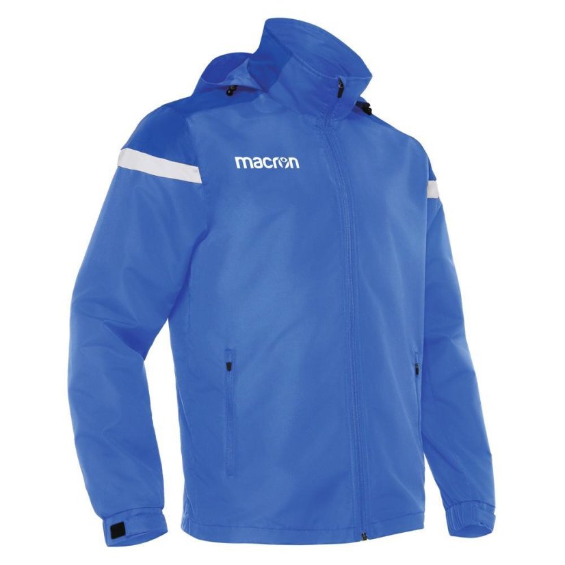 Nepromokavá sportovní bunda se zipem Macron Luzern - Barva: Černá, Velikost: 3XL