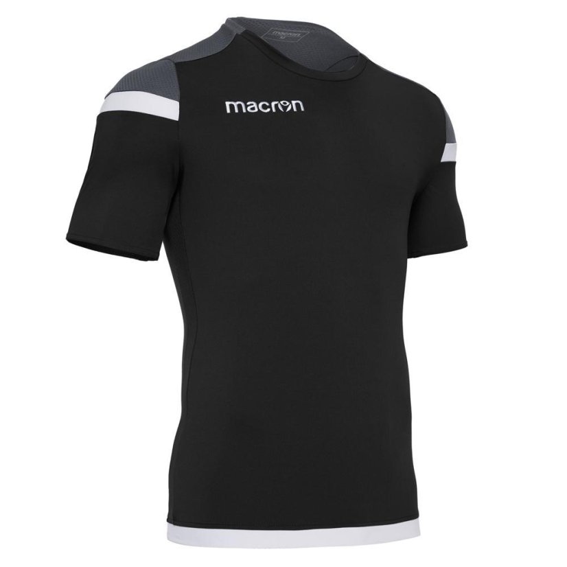 Dres Macron Titan SS - Barva: Černá/bílá, Velikost: 3XL