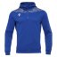 Sportovní mikina s kapucí Macron Ishtar 1/4 Zip - Farba: Čierna/biela, Veľkosť: 3XL