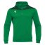 Sportovní mikina s kapucí Macron Ishtar 1/4 Zip - Barva: Černá/bílá, Velikost: 3XL
