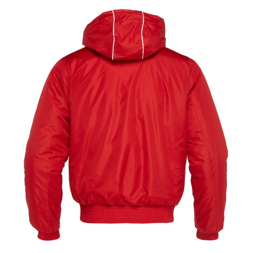 Sportovní bomber bunda Macron Moscow - Barva: Červená, Velikost: 5XL