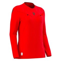 TESS ECO WMN REFEREE SHIRT L  BRED/BLK | 800004651809 | L