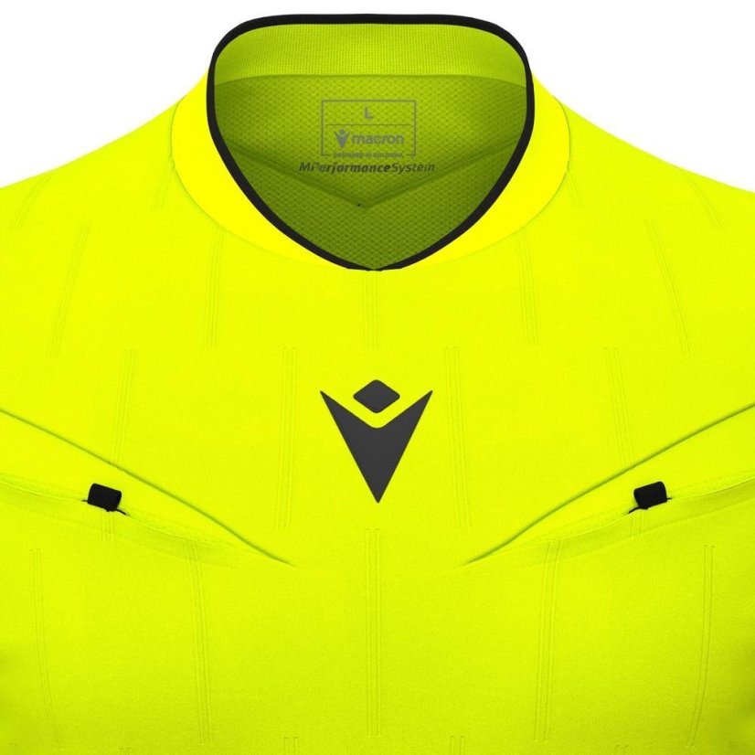 Rozhodcovský dres Macron Mendez Eco LS - Farba: Červená, Veľkosť: 3XL