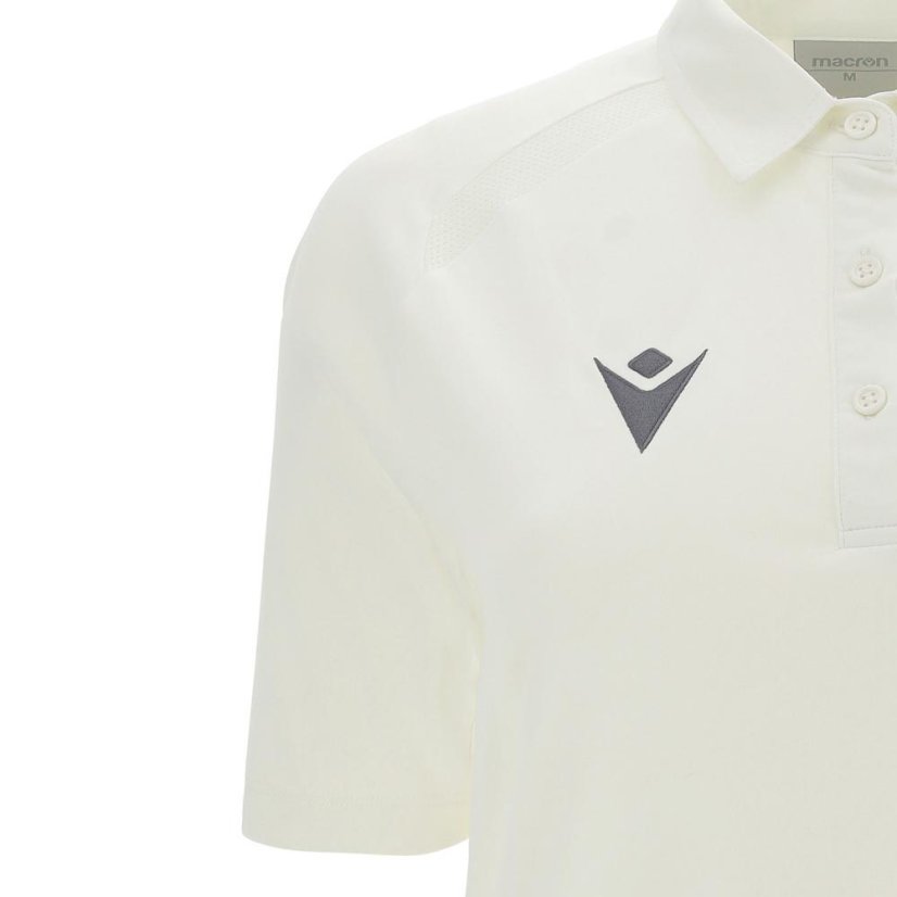 Polo triko Macron Hobbs - Barva: Bílá, Velikost: M