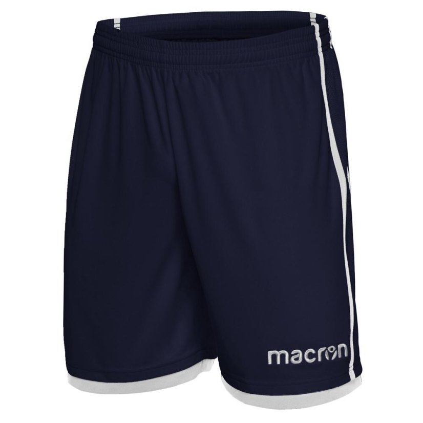 Fotbalové kraťasy Macron Algol - Barva: Černá/zelená, Velikost: 3XL