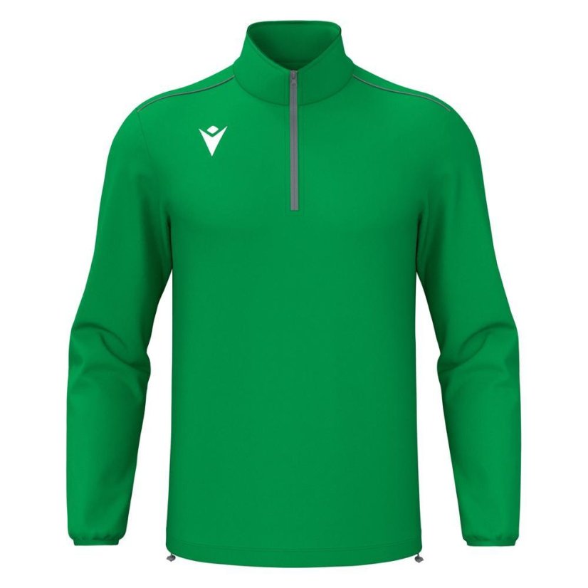 Triko Macron Havel 1/4 Zip - Barva: Červená, Velikost: 3XS