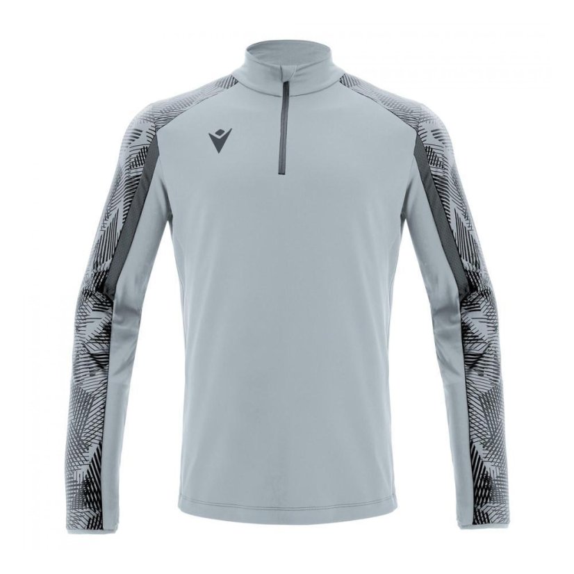 Triko Macron Naryn 1/4 ZIP - Barva: Lahvově zelená, Velikost: M
