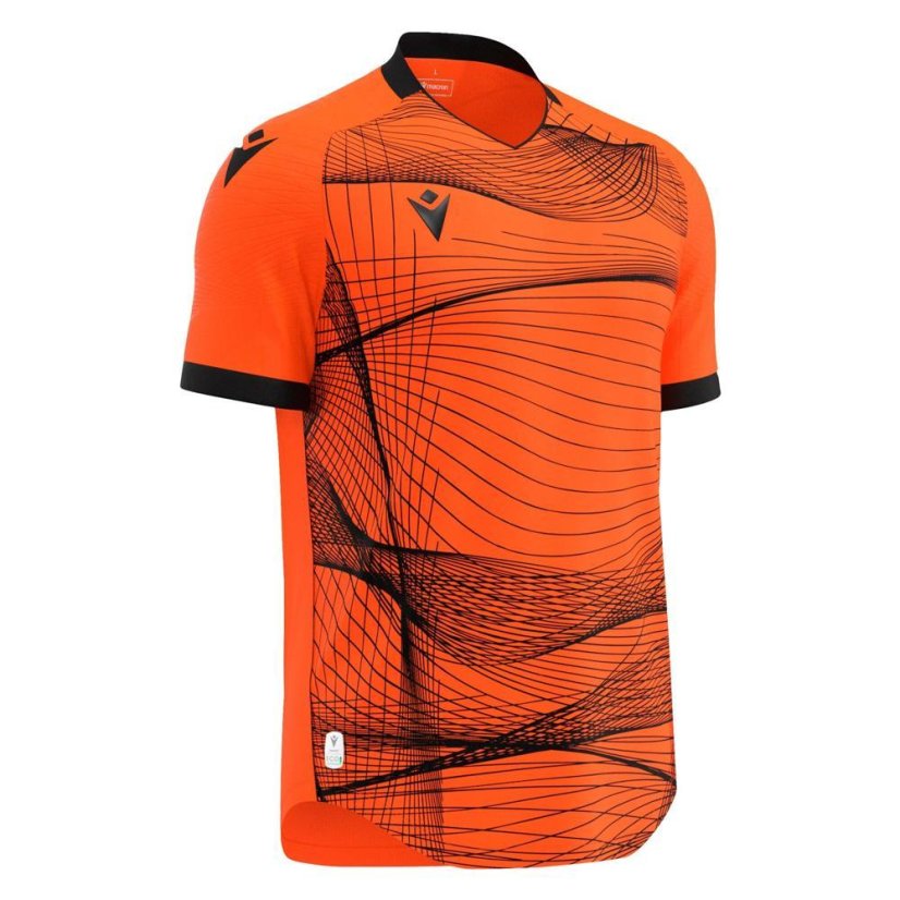 Dres Macron Wyvern Eco - Barva: Vínová/světle modrá, Velikost: M