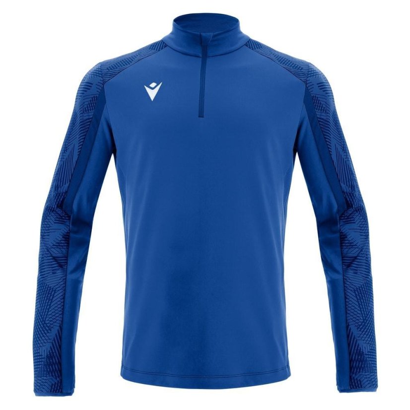 Triko Macron Naryn 1/4 ZIP - Barva: Lahvově zelená, Velikost: M