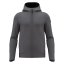 Sportovní mikina na zip s kapucí Macron Ath Icon Midnight - Barva: Army, Velikost: 4XL