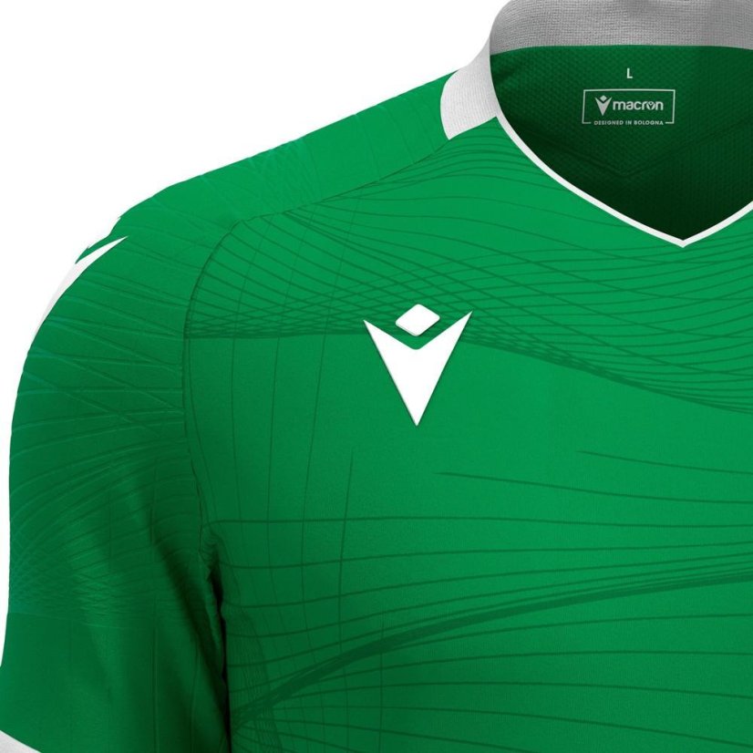 Dres Macron Wyvern Eco - Barva: Vínová/světle modrá, Velikost: M