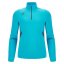 Mikina Macron Piave 1/4 ZIP - Barva: Světle modrá, Velikost: M