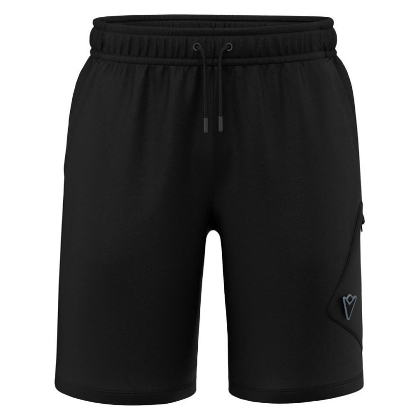 Sportovní kraťasy Macron Ath Icon Island - Barva: Černá, Velikost: 4XL