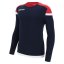 Dres Macron Titan LS - Farba: Biela/červená, Veľkosť: XS
