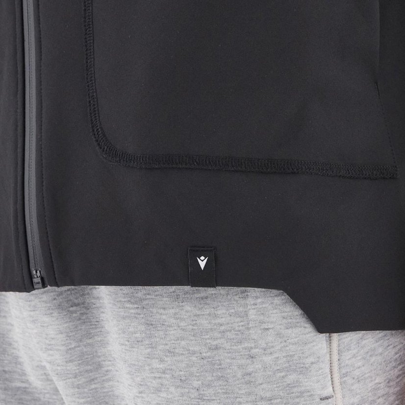 Bunda Macron Ath Icon Tomtor Softshell - Barva: Černá, Velikost: S