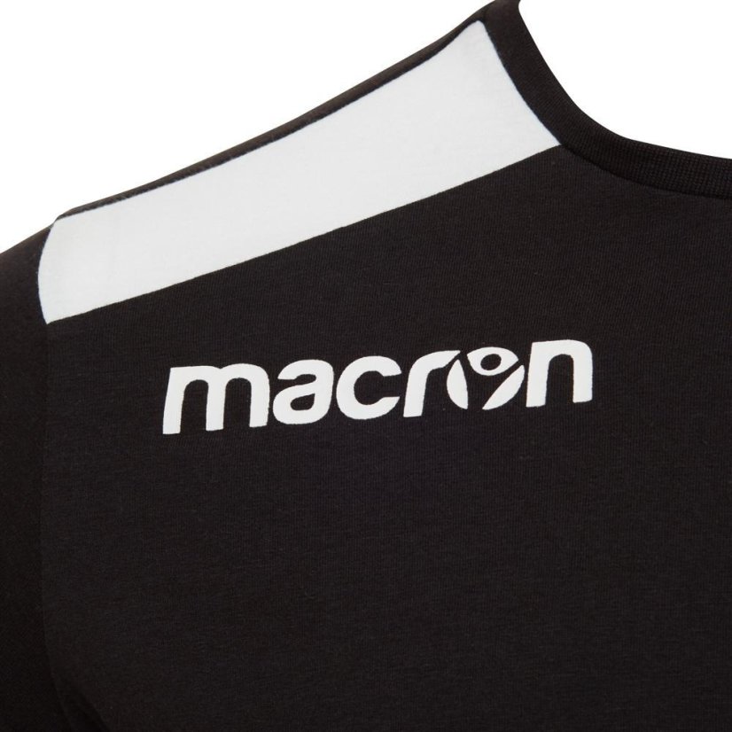 Tričko Macron Flute - Farba: Čierna, Veľkosť: 3XL