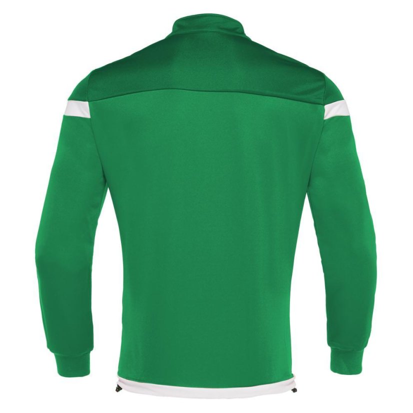Sportovní mikina na zip Macron Sobek - Barva: Černá/červená, Velikost: 3XL