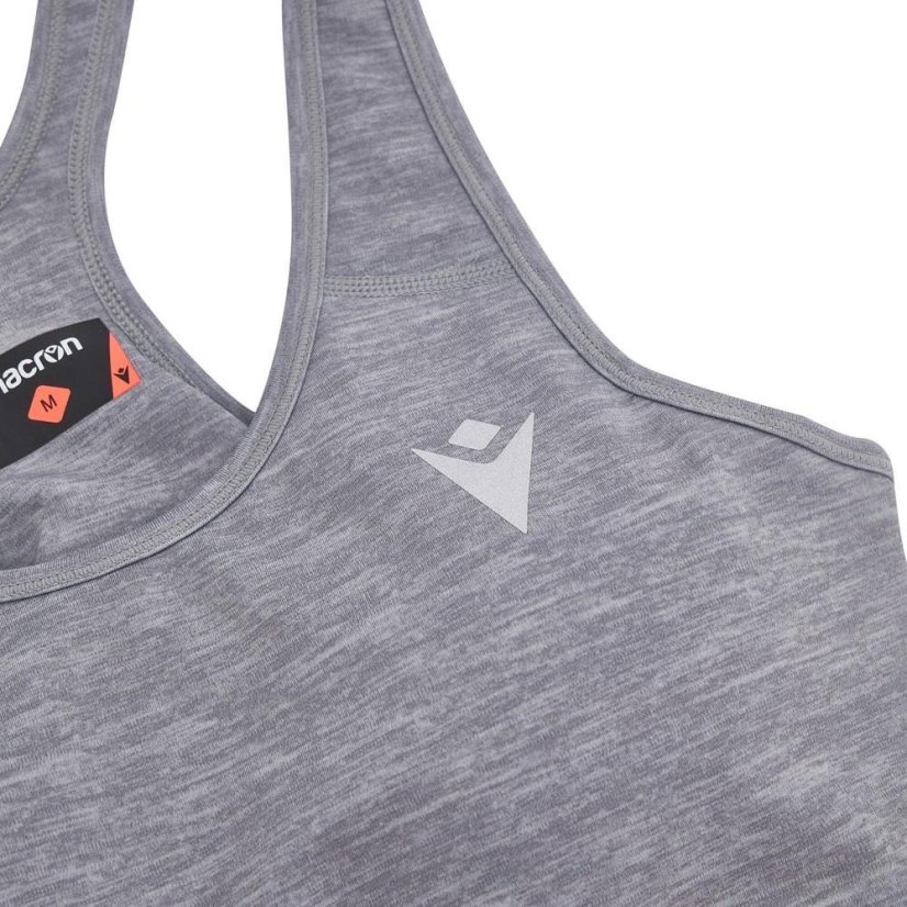Sportovní podprsenka Macron Run SCD Beatrix Crop - Farba: Sivá, Veľkosť: XS