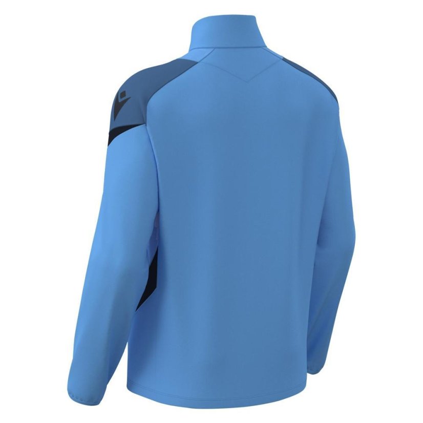 Sportovní top Macron Hollow 1/4 Zip - Barva: Černá/bílá, Velikost: L