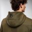 Sportovní mikina na zip s kapucí Macron Ath Icon Midnight - Barva: Army, Velikost: 4XL