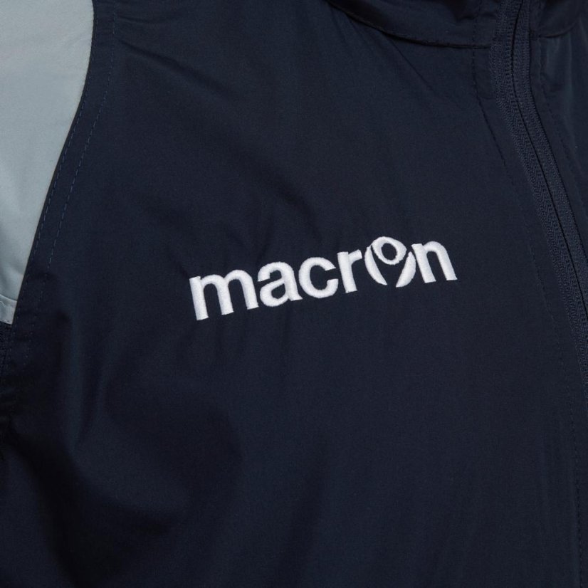 Pánská sportovní bunda Macron Coral - Barva: Modrá, Velikost: 4XL