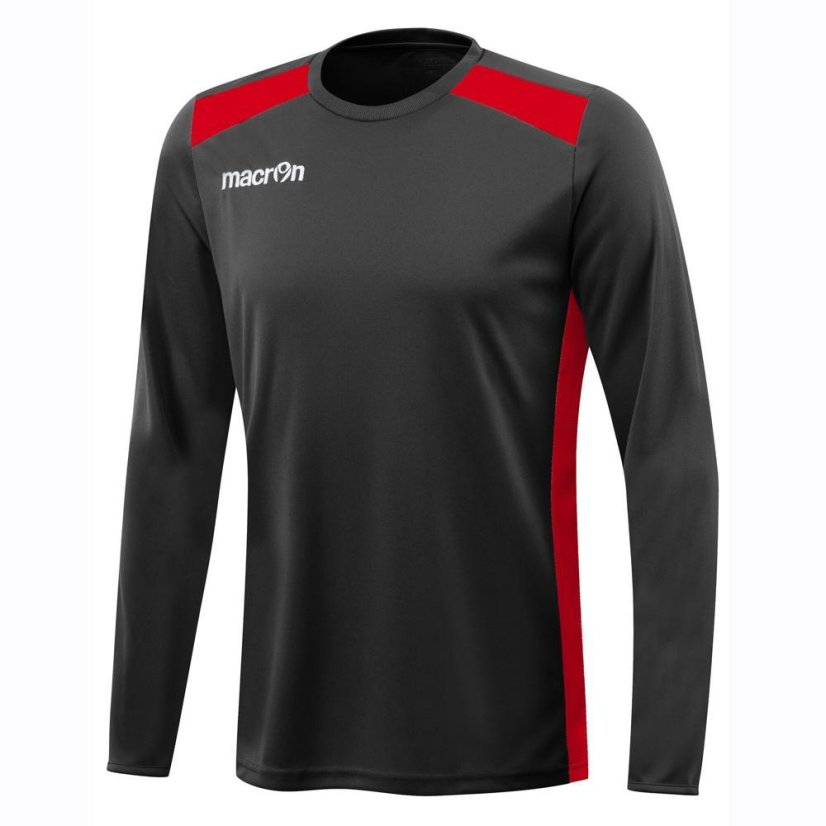 Dres Macron Sirius LS - Barva: Černá/červená, Velikost: 3XL