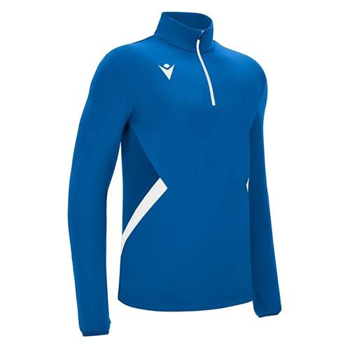 Mikina Macron Piave 1/4 ZIP - Barva: Světle modrá, Velikost: M