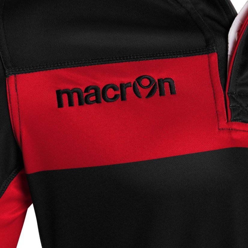 Sportovní dres Macron Idmon - Farba: Čierna/červená, Veľkosť: 3XL
