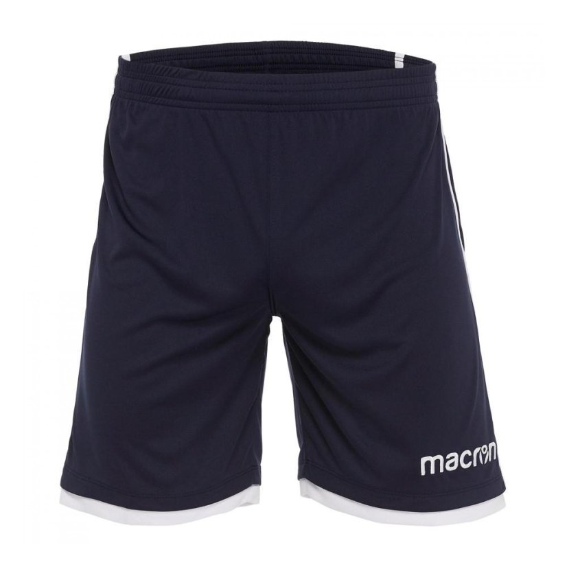 Fotbalové kraťasy Macron Algol - Barva: Černá/zelená, Velikost: 3XL
