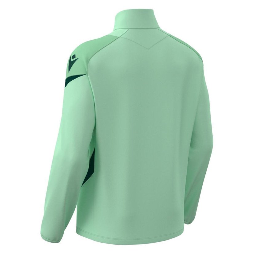 Sportovní top Macron Hollow 1/4 Zip - Barva: Černá/bílá, Velikost: L
