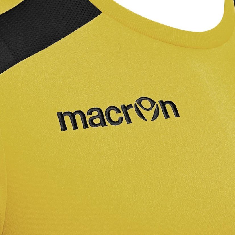 Dres Macron Sirius SS - Barva: Černá/červená, Velikost: 3XS