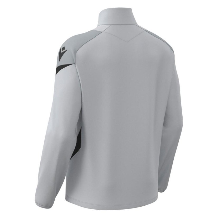 Sportovní top Macron Hollow 1/4 Zip - Barva: Černá/bílá, Velikost: L