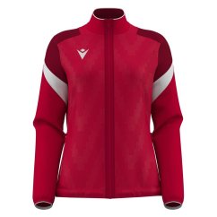 ATHENA WOMAN FULL ZIP TOP  RED/WHT | 800004510201 | XXS