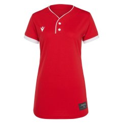 INNING SOFTBALL SHIRT RED/WHT SS