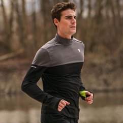 Mikina Macron Run FCC Barney 1/4 Zip