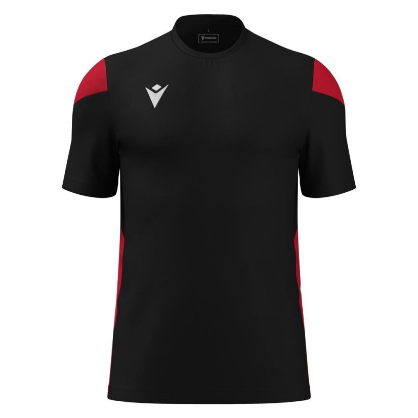 Dres Macron Polis - Barva: Černá/červená, Velikost: 3XL