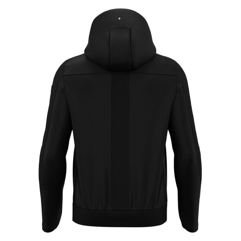 Sportovní mikina na zip s kapucí Macron Ath Icon Midnight - Barva: Army, Velikost: 4XL
