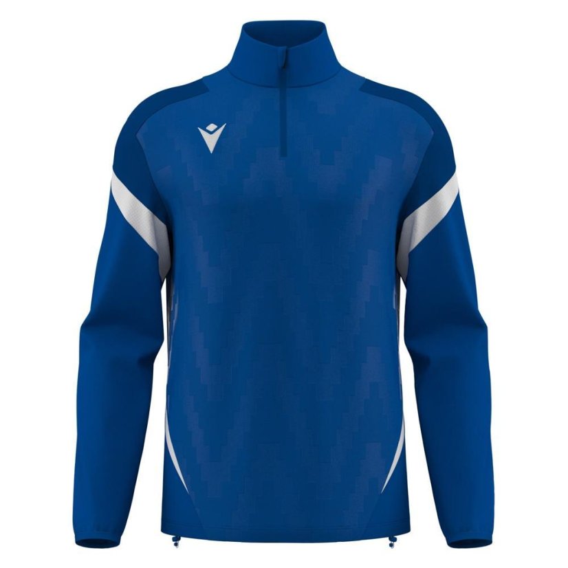 Sportovní top Macron Hollow 1/4 Zip - Barva: Černá/bílá, Velikost: L