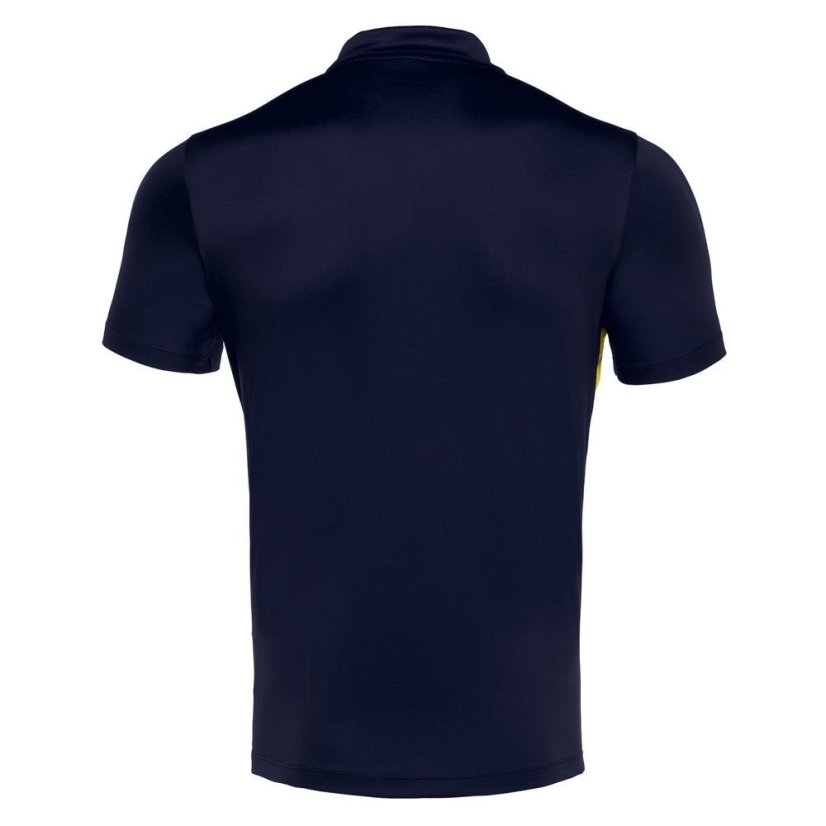 Polo tričko Macron Folk - Barva: Černá/červená, Velikost: 3XS
