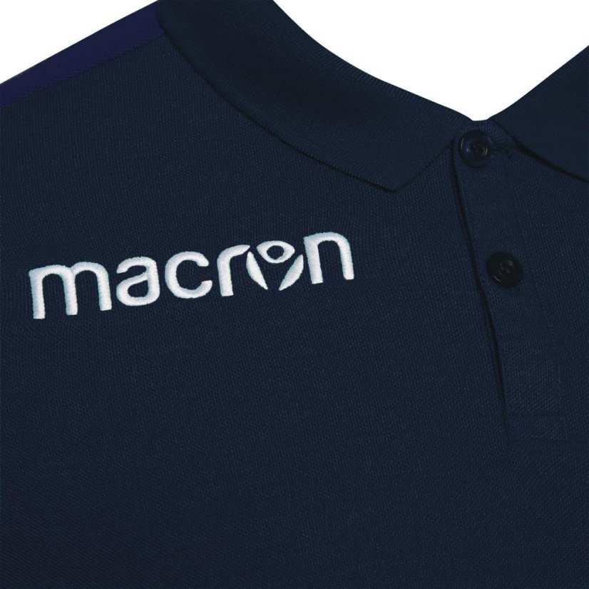 Sportovní polokošile Macron Shofar - Barva: Černá/červená, Velikost: 3XL
