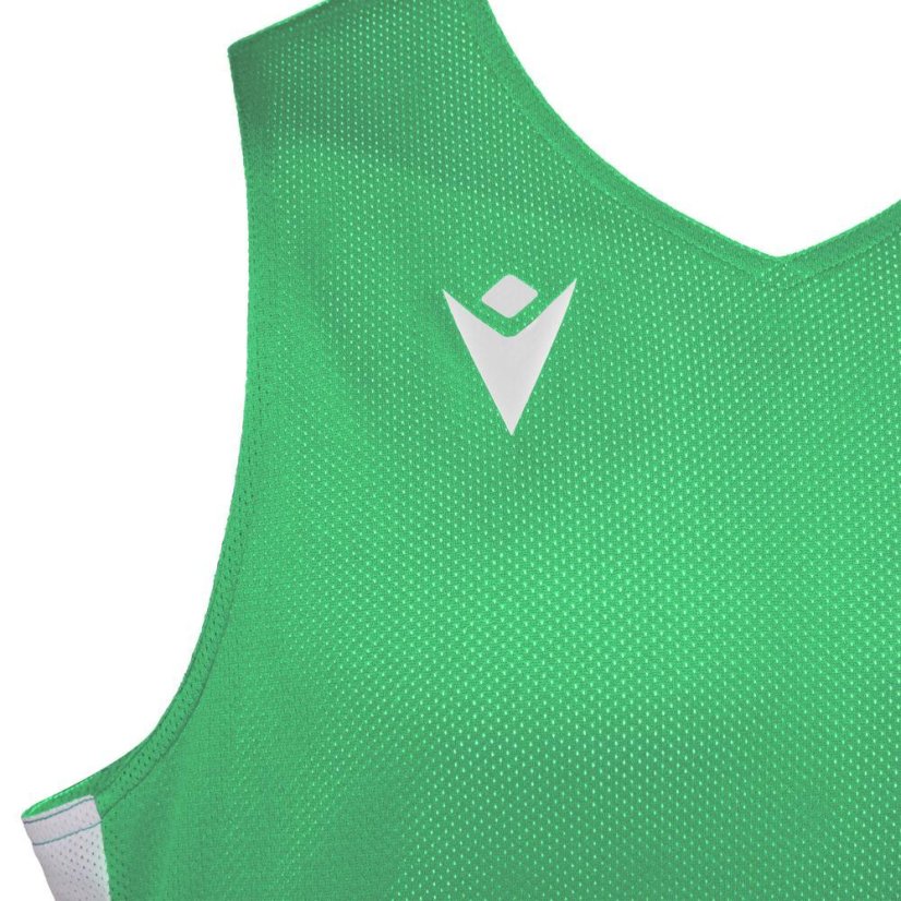 Sportovní dres bez rukávů Macron Propane Reversible - Barva: Černá/bílá, Velikost: 3XS