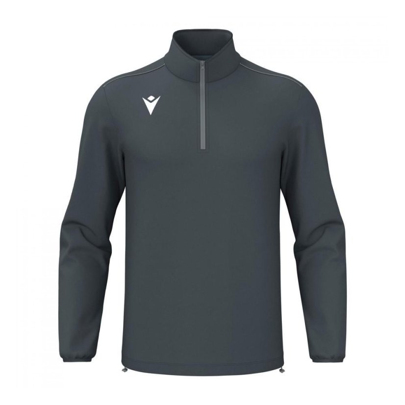 Triko Macron Havel 1/4 Zip - Barva: Červená, Velikost: 3XS