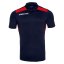Polo tričko Macron Folk - Barva: Černá/červená, Velikost: 3XS